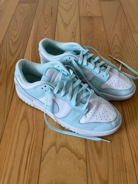 Light Blue Nike Low Dunk Retro Sneakers